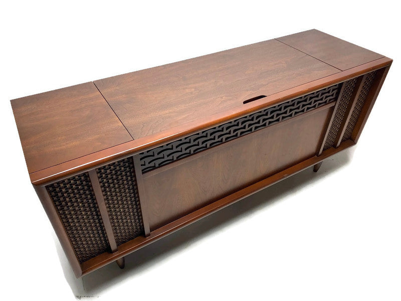 **SOLD OUT** AIRLINE 60s Mid Century STEREO CONSOLE Record Player Changer AM FM Bluetooth The Vintedge Co.