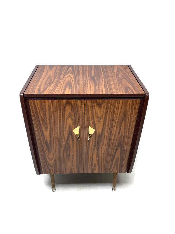 **SOLD OUT** The Vintedge Co™ - TURNTABLE READY SERIES™ - EMUD 50s 60s Modern Turntable Record Player Stereo Console Cabinet Bluetooth Alexa USB The Vintedge Co.