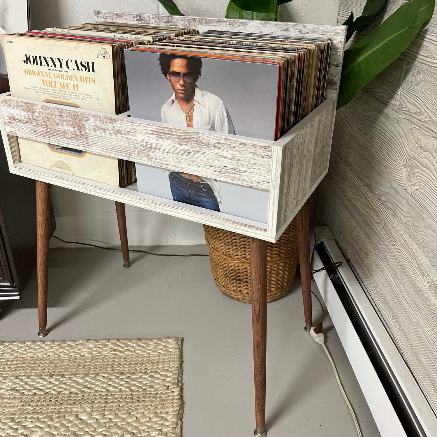 DUAL DISPLAY Record Album Storage Stand | FARMHOUSE-M The Vintedge Co.