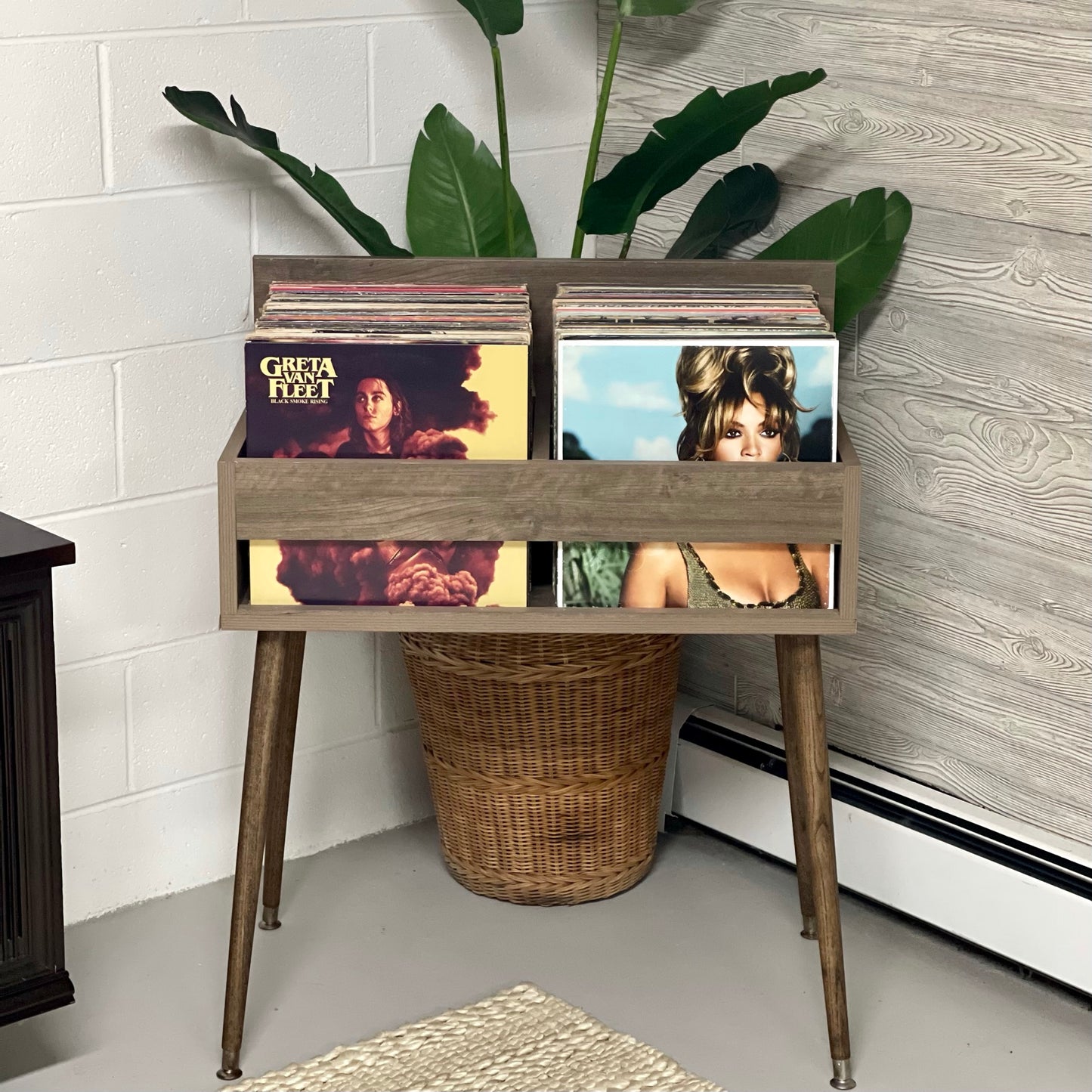 DUAL DISPLAY Record Album Storage Stand | ASHE-M The Vintedge Co.