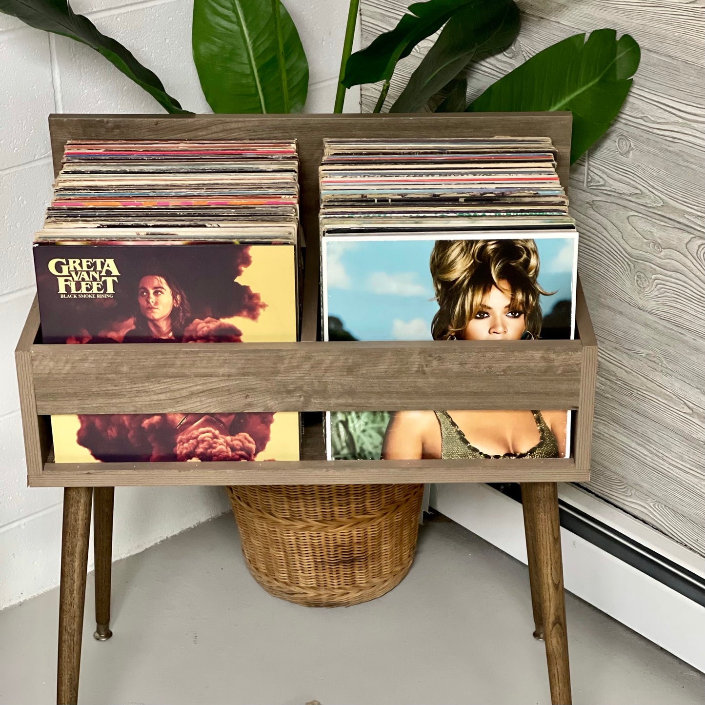 DUAL DISPLAY Record Album Storage Stand | ASHE-M The Vintedge Co.