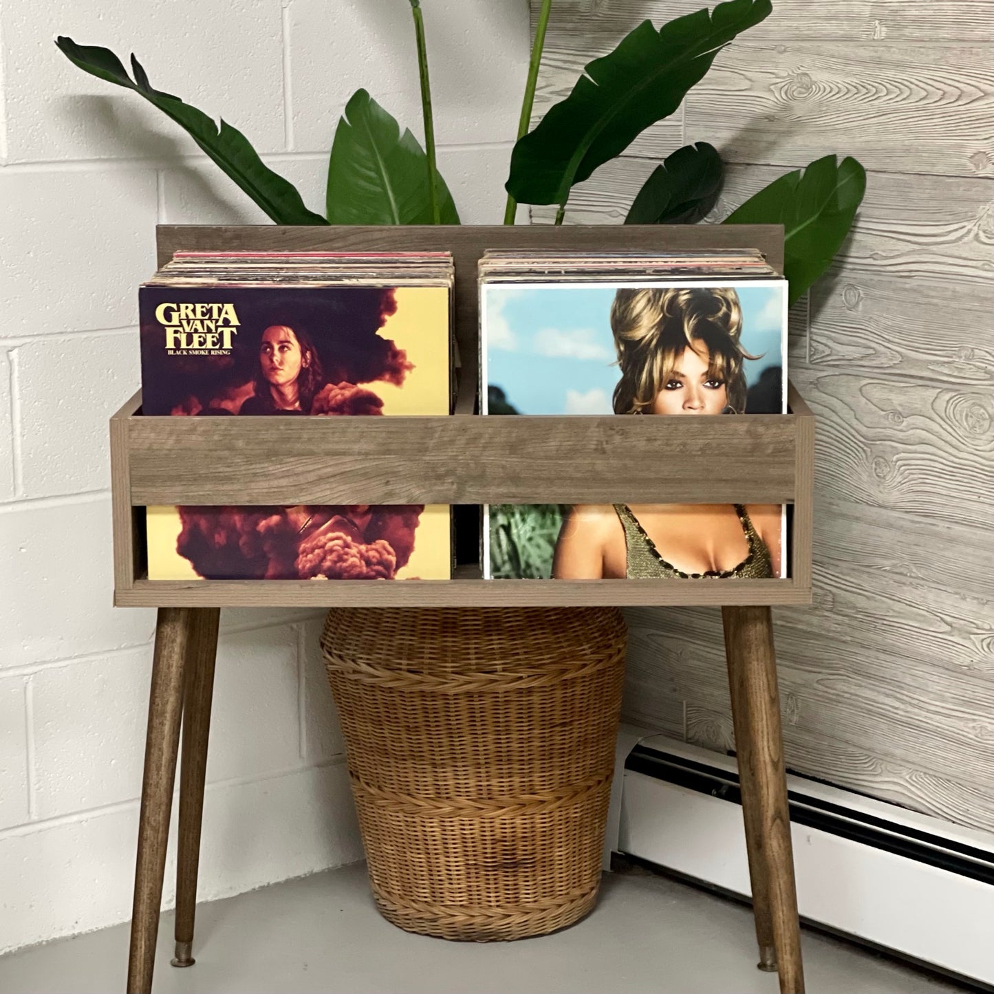 DUAL DISPLAY Record Album Storage Stand | ASHE-M The Vintedge Co.