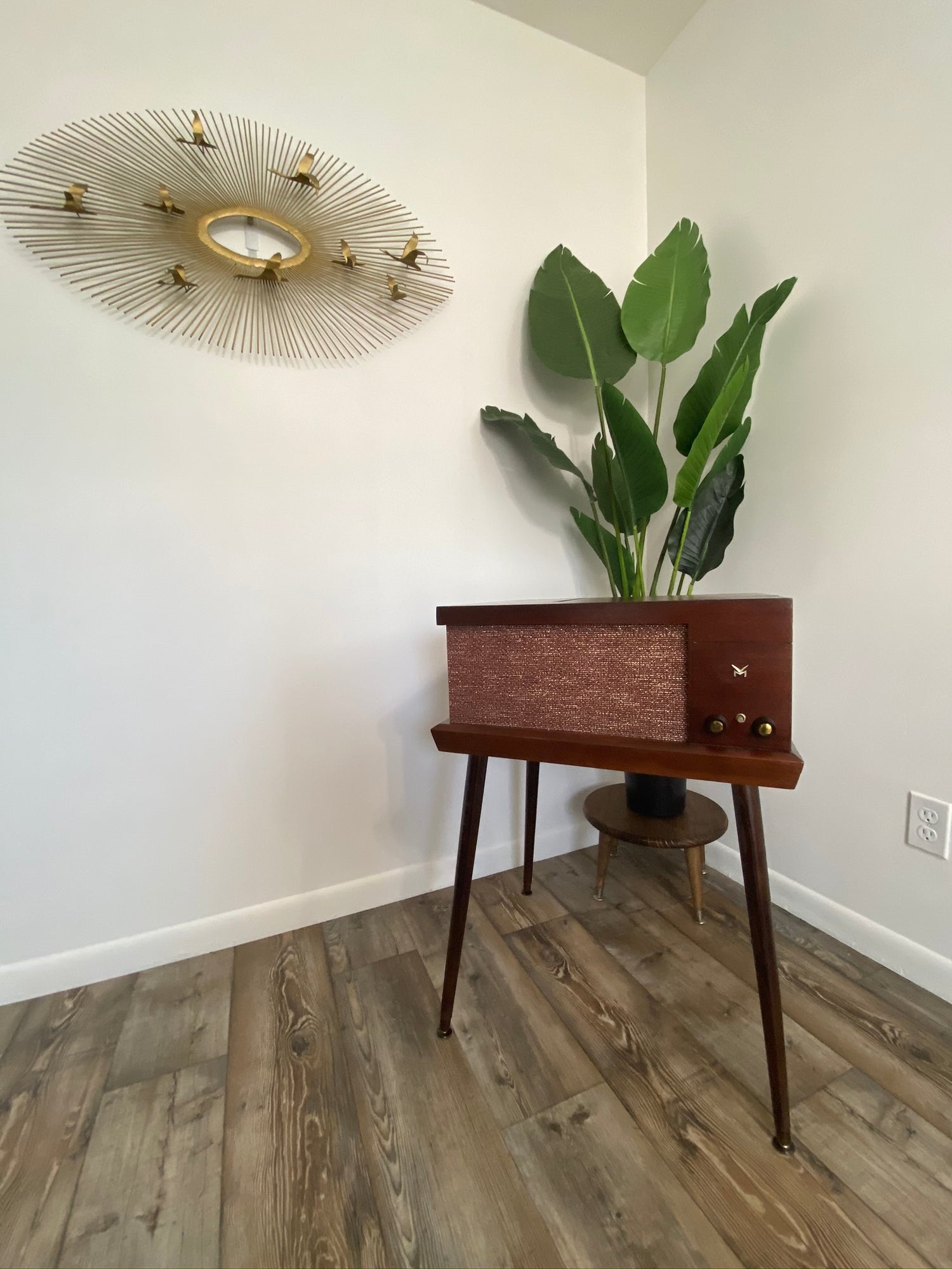 **SOLD OUT** VOICE OF MUSIC High Fidelity Stereo Record Player Changer Consolette VM Alexa The Vintedge Co.