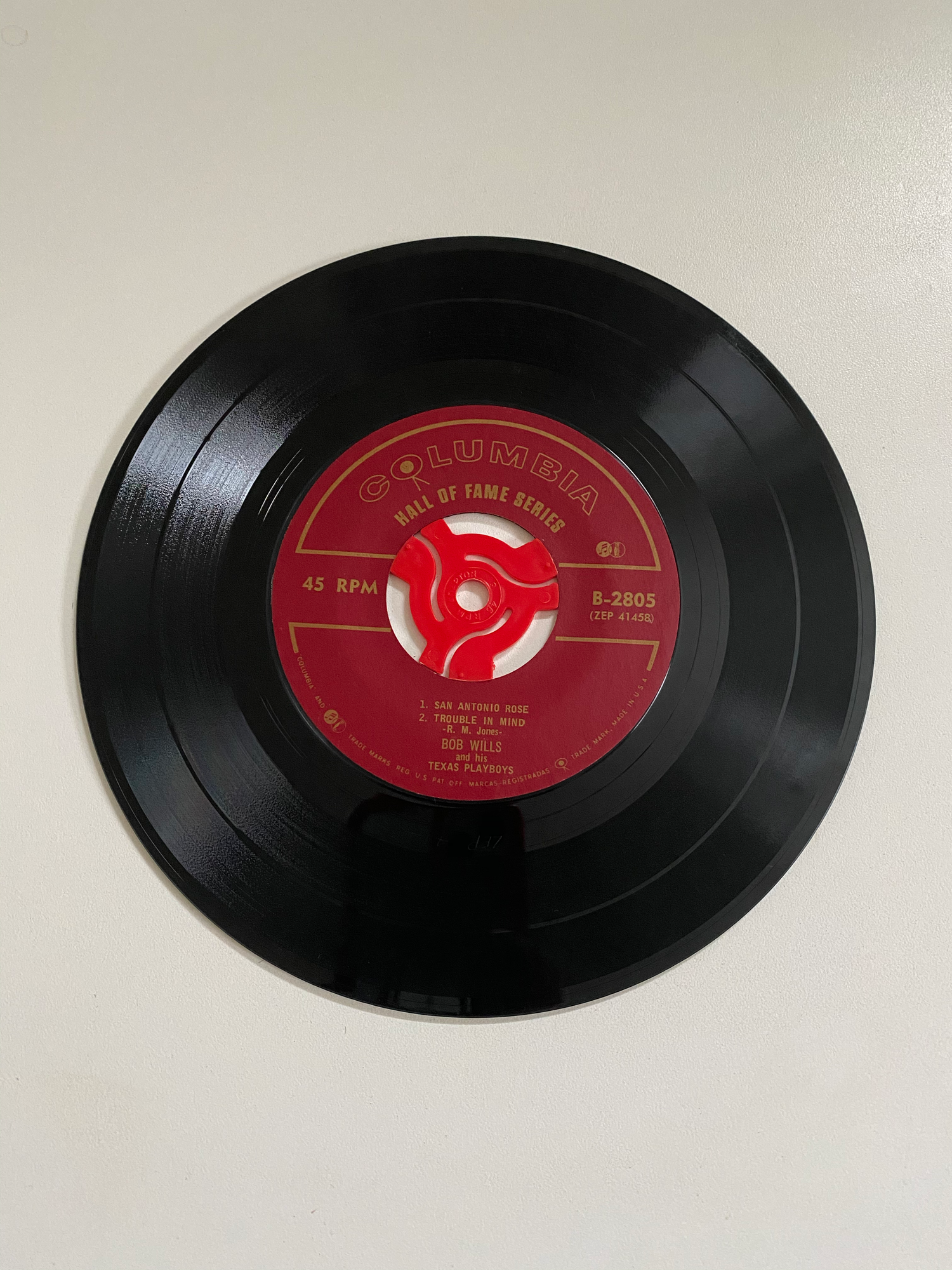 Bob Willis and his Texas Playboys - San Antonio Rose | 45 The Vintedge Co.