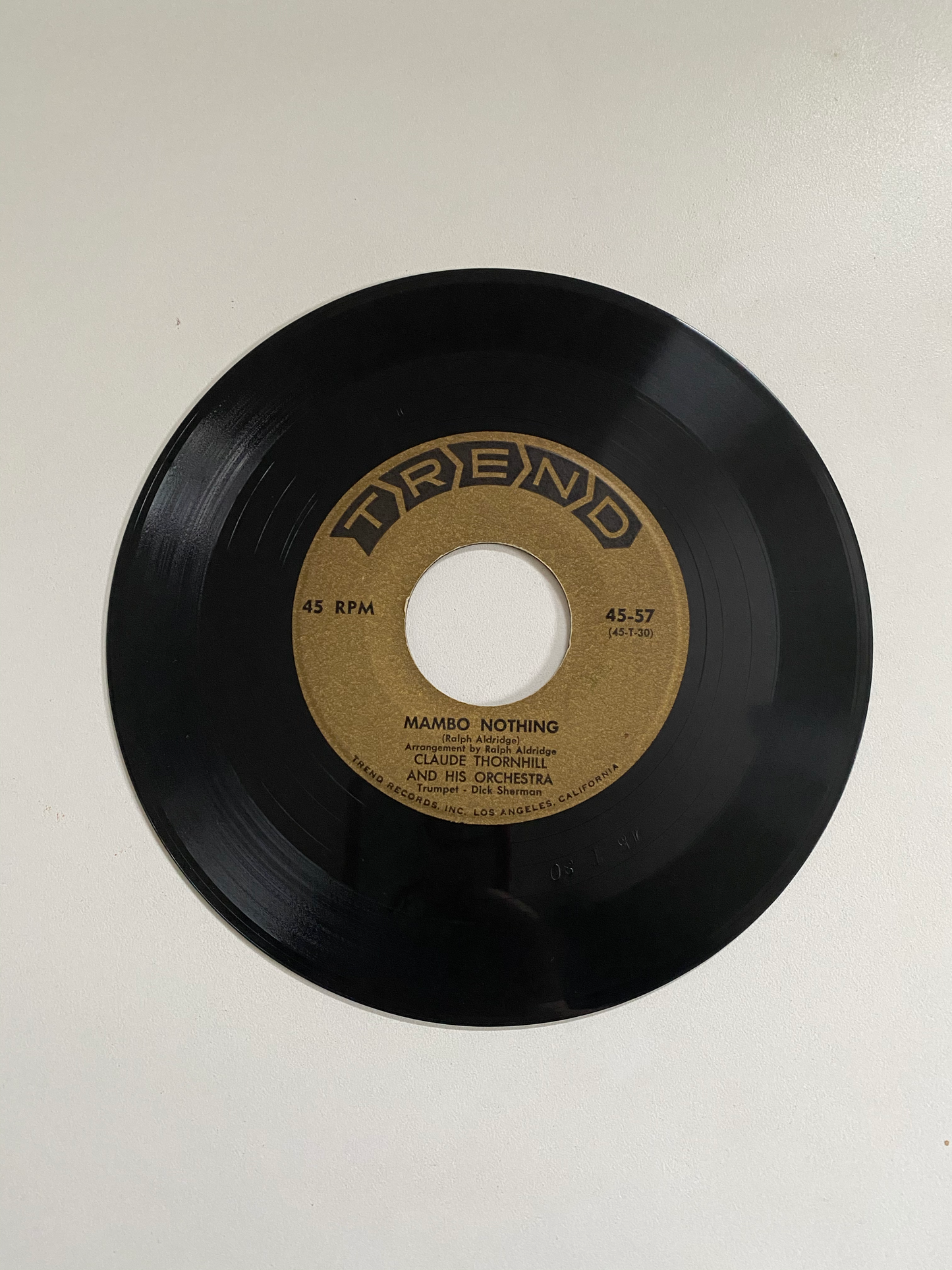 Claude Thornhill and his Orchestra - Mambo Nothing | 45 The Vintedge Co.