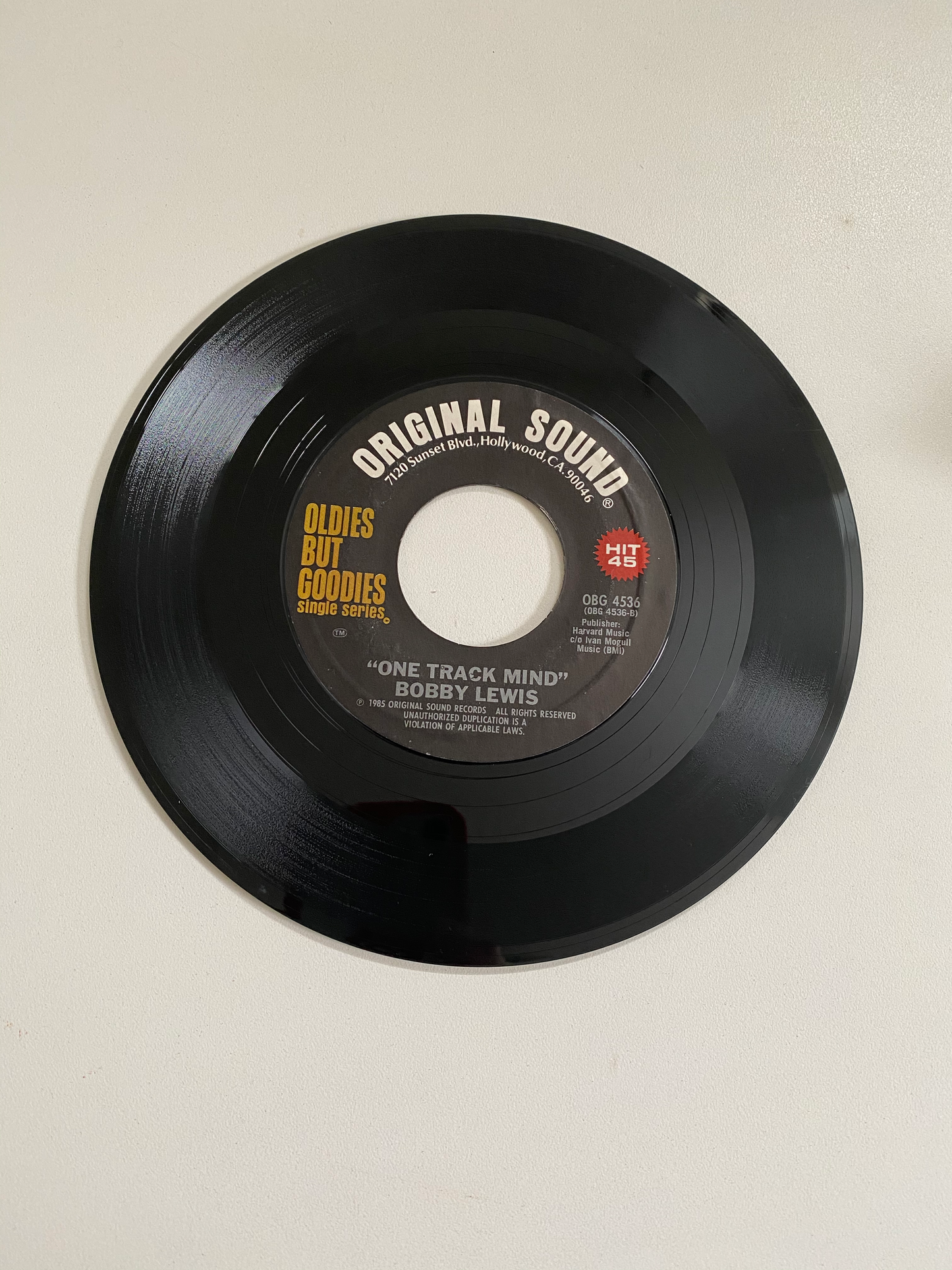 Bobby Lewis - Tossin' and Turnin' | 45 The Vintedge Co.