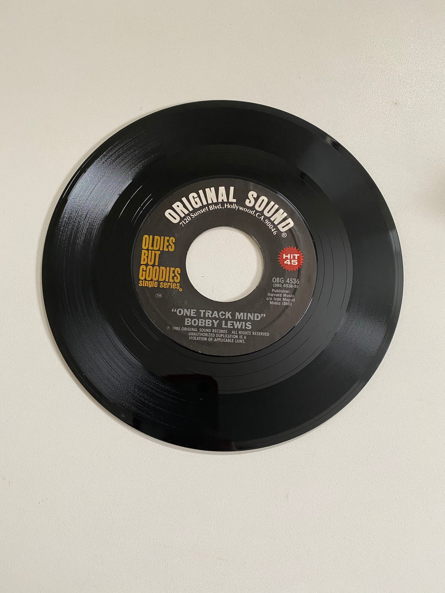 Bobby Lewis - Tossin' and Turnin' | 45 The Vintedge Co.