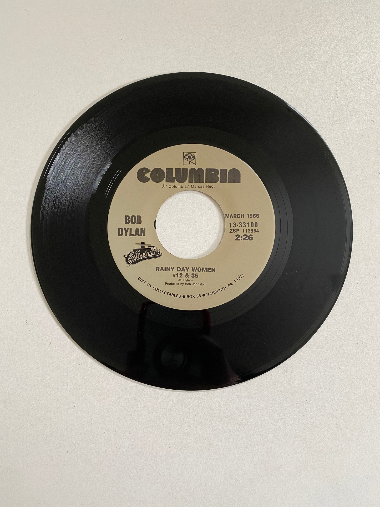 Bob Dylan - Like A Rolling Stone | 45 The Vintedge Co.