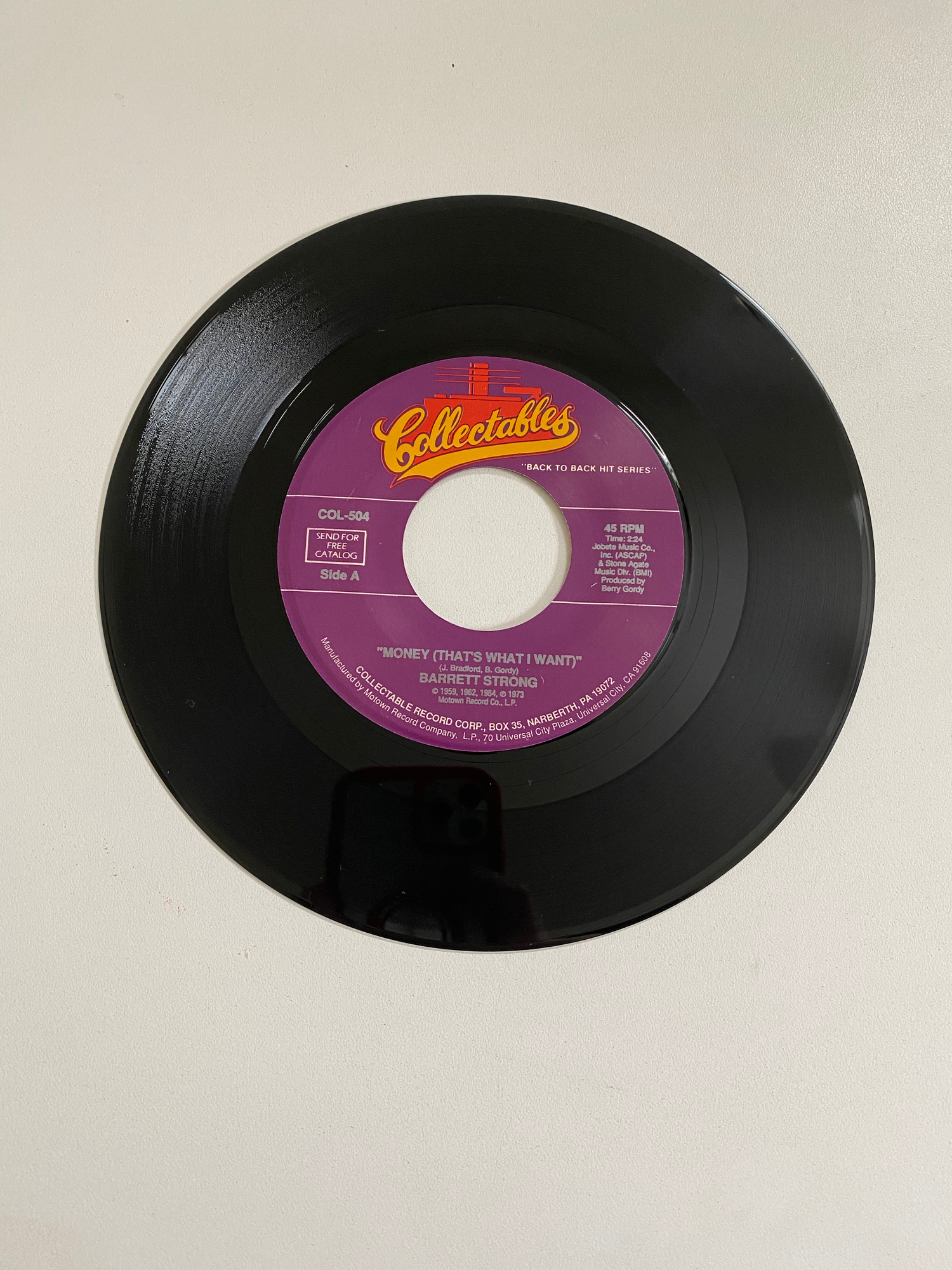 Barrett Strong - Money (That's All I Want) | 45 The Vintedge Co.