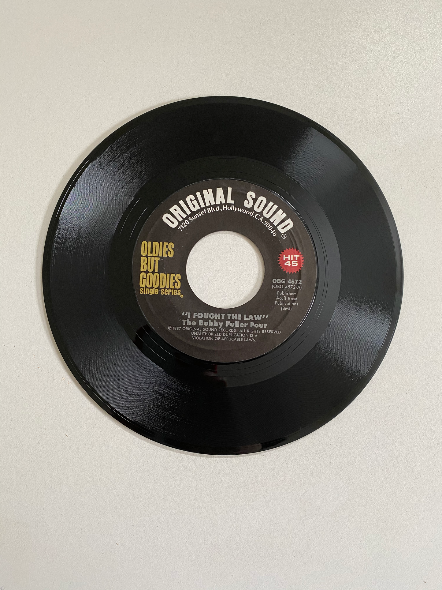 Bobby Fuller Four, The - I Fought The Law | 45 The Vintedge Co.
