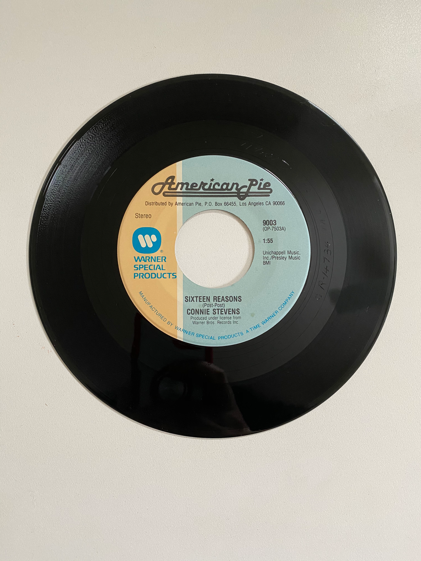 Connie Stevens - Sixteen Reasons | 45 The Vintedge Co.