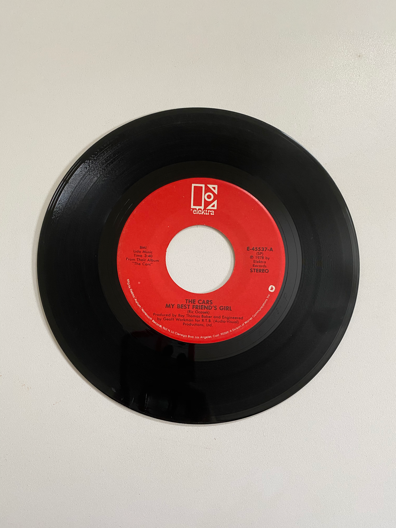 Cars, The - My Best Friend's Girl | 45 The Vintedge Co.