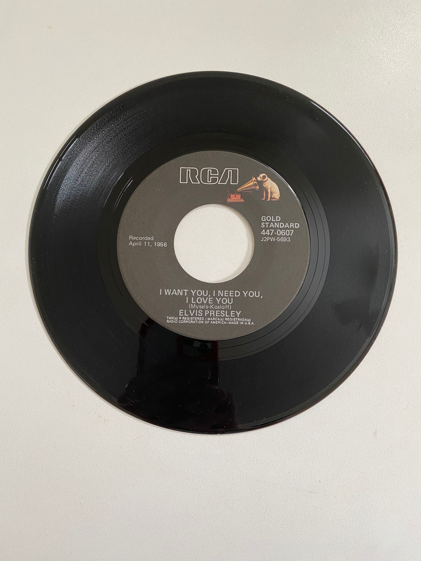 Elvis Presley - I Want You, I Need You, I Love You | 45 The Vintedge Co.