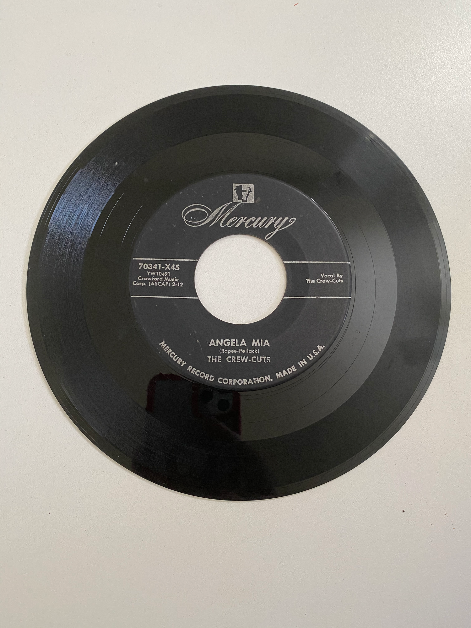 Crew Cuts, The - Crazy 'Bout Ya Baby | 45 The Vintedge Co.