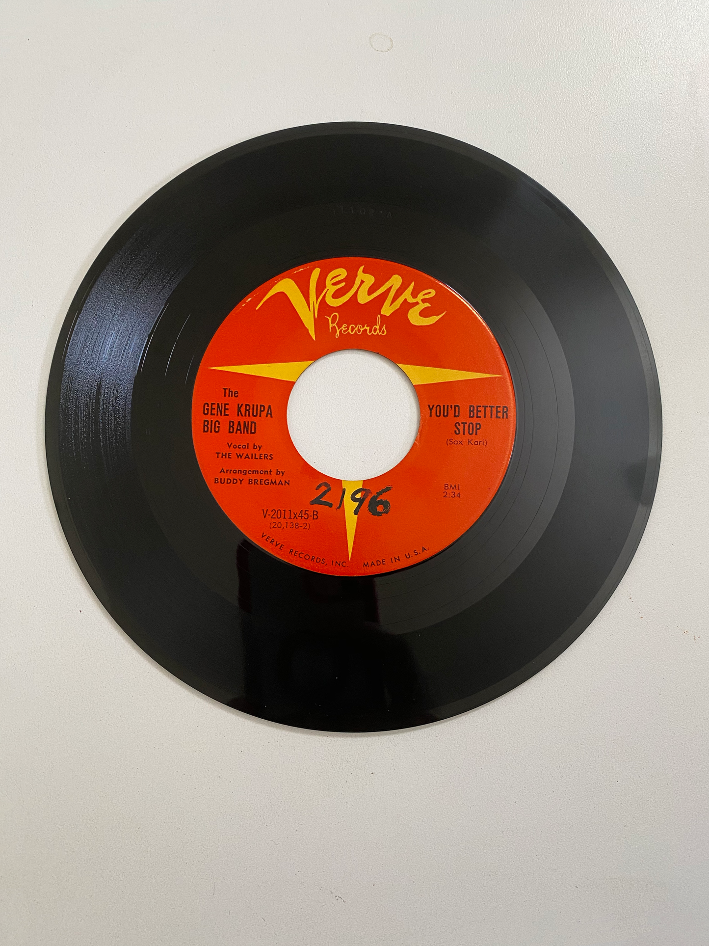 Gene Krupa Big Band, The - Apple Cider | 45 The Vintedge Co.