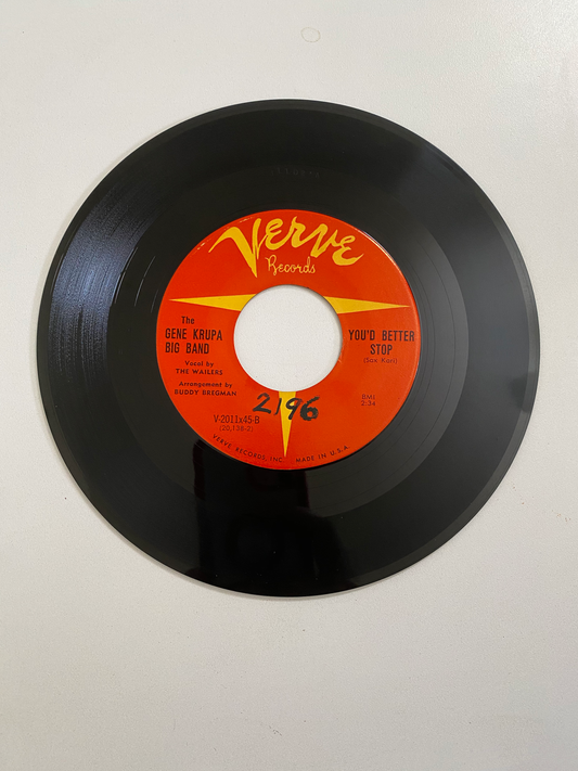 Gene Krupa Big Band, The - Apple Cider | 45 The Vintedge Co.