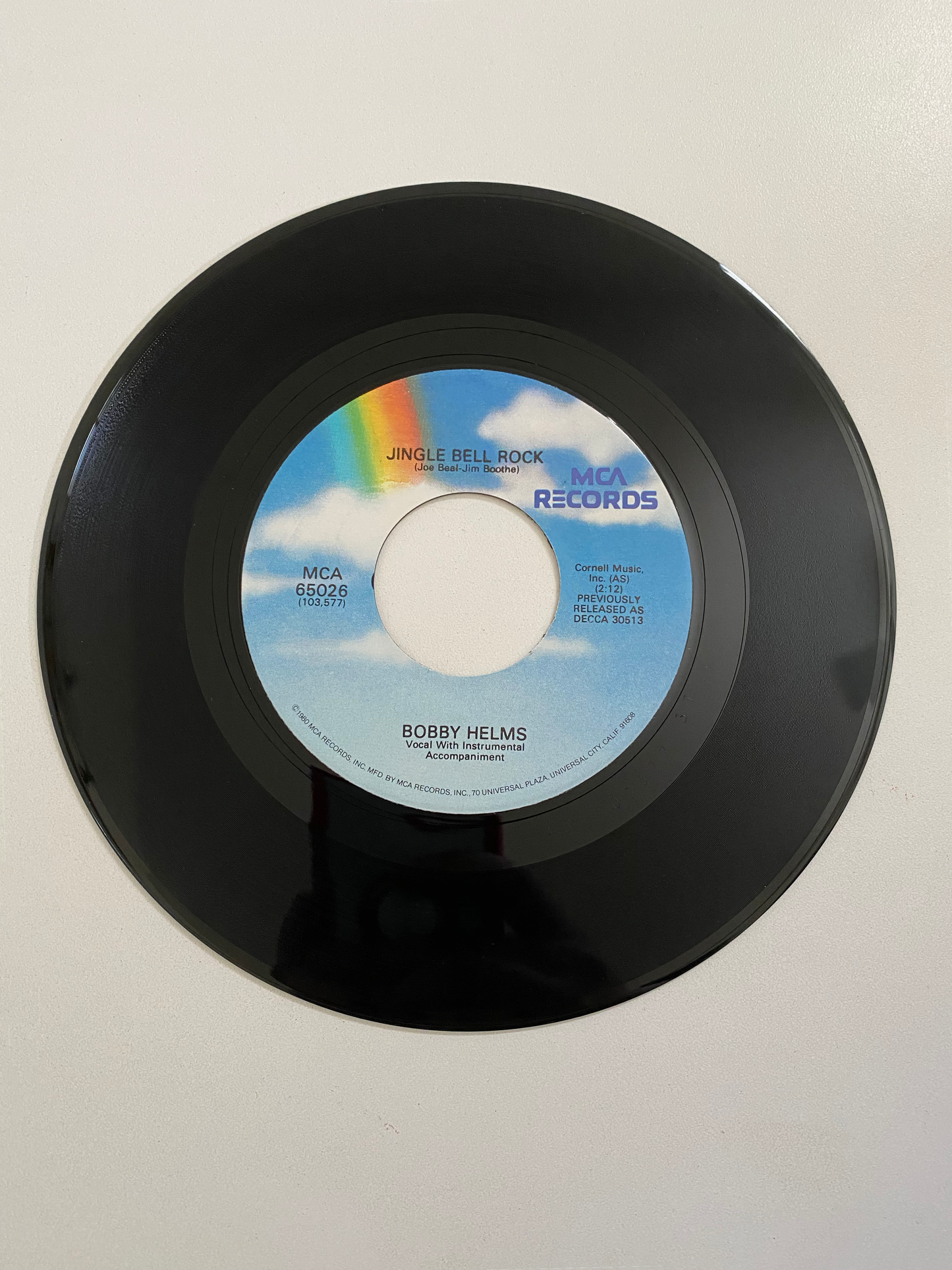 Bobby Helms - Jingle Bell Rock | 45 The Vintedge Co.