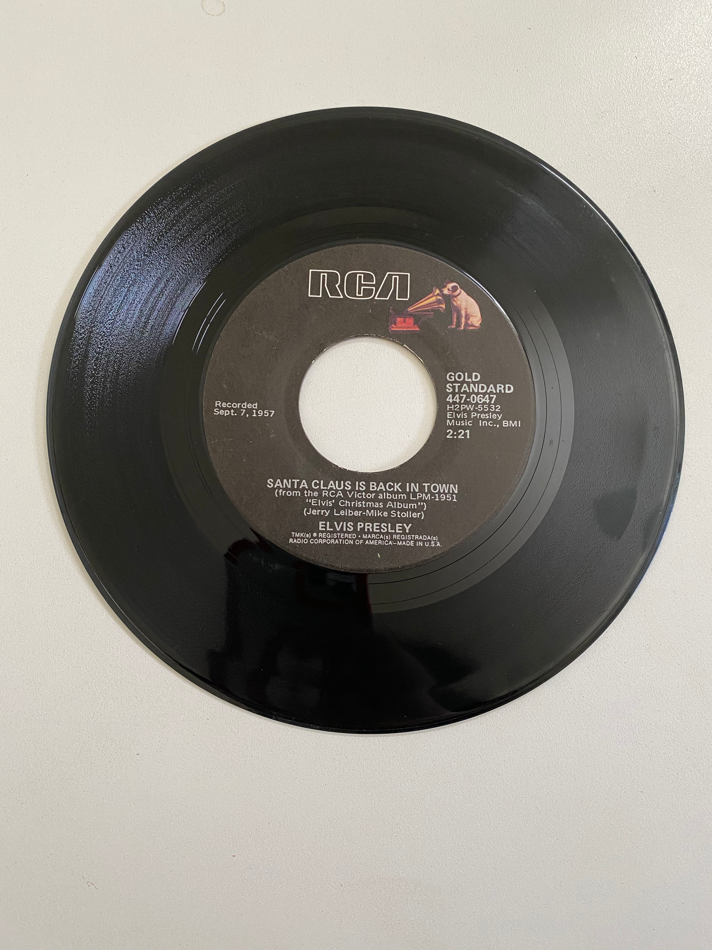 Elvis Presley - Blue Christmas | 45 The Vintedge Co.