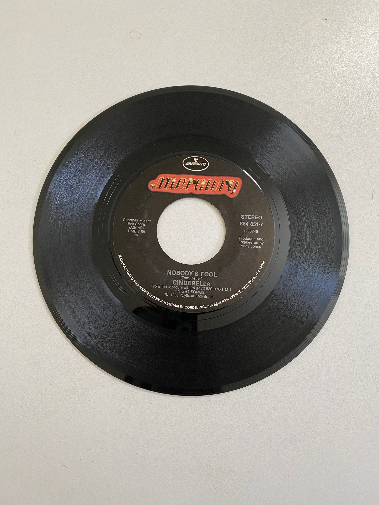 Cinderella - Nobody's Fool | 45 The Vintedge Co.