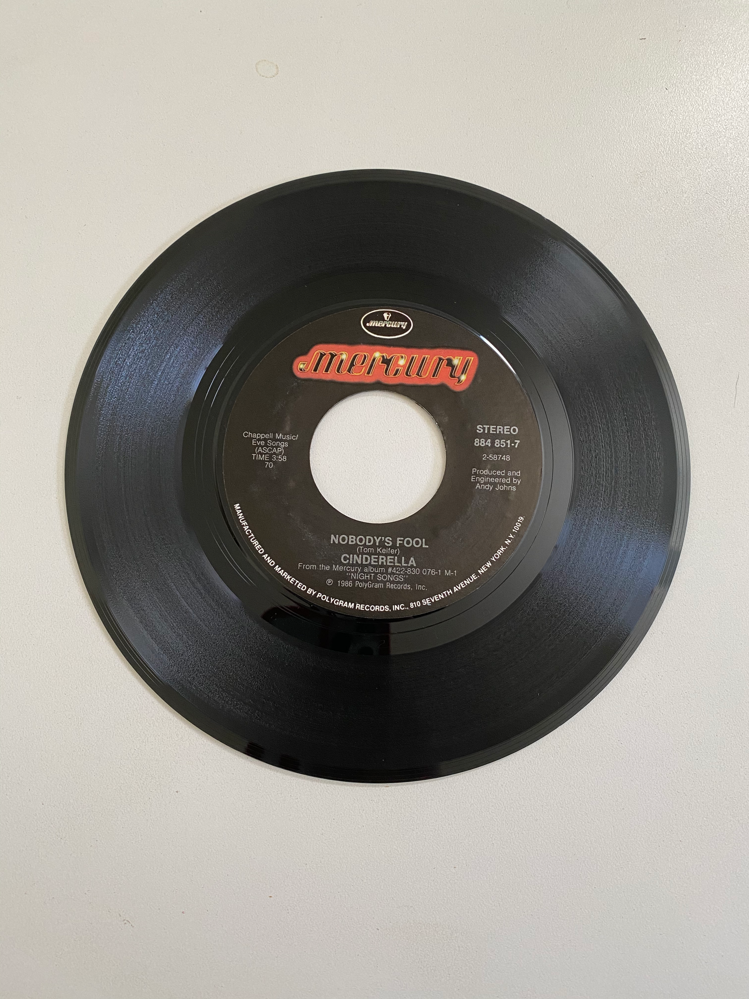 Cinderella - Nobody's Fool | 45 The Vintedge Co.