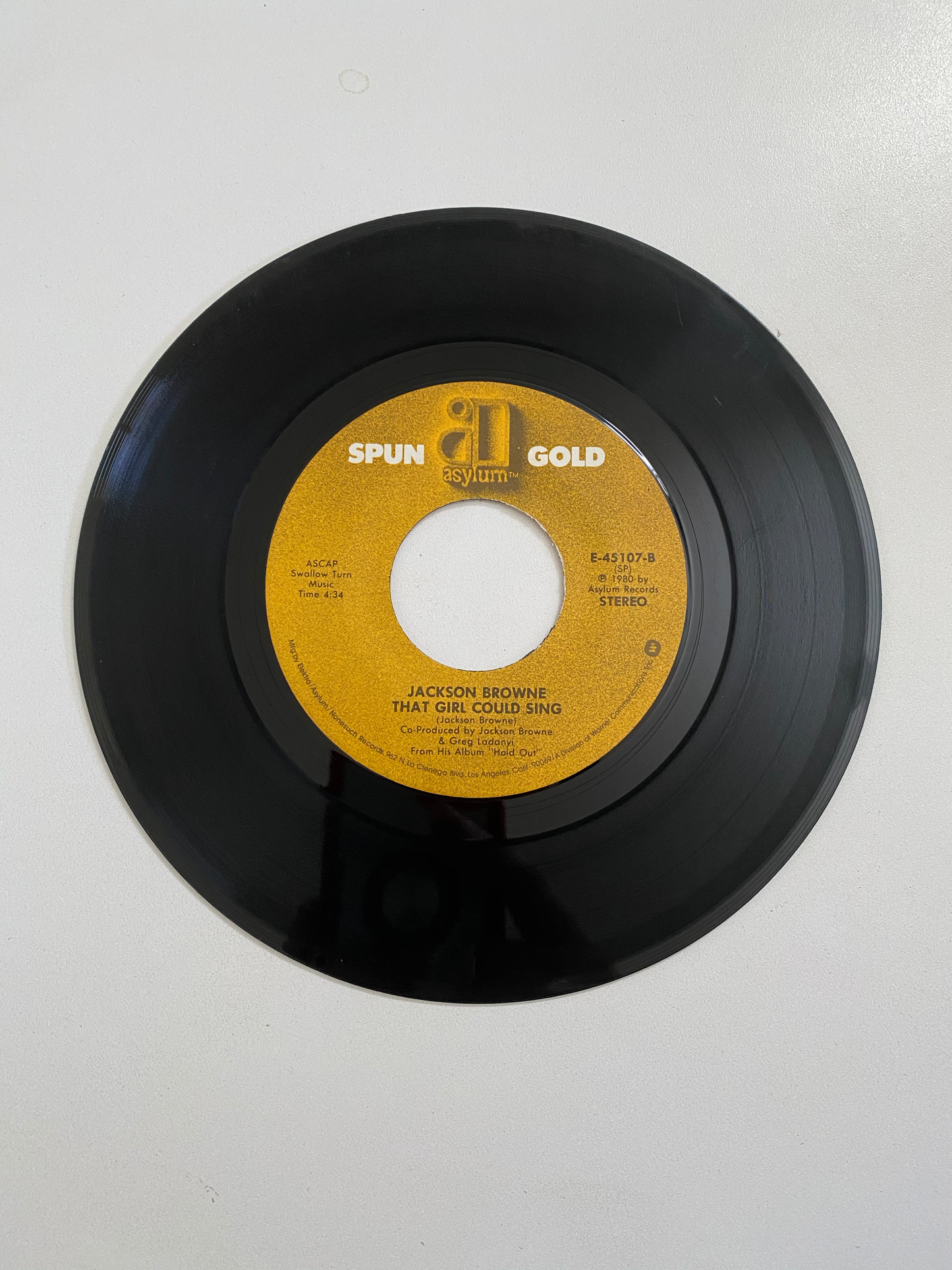 Jackson Browne - Boulevard | 45 The Vintedge Co.