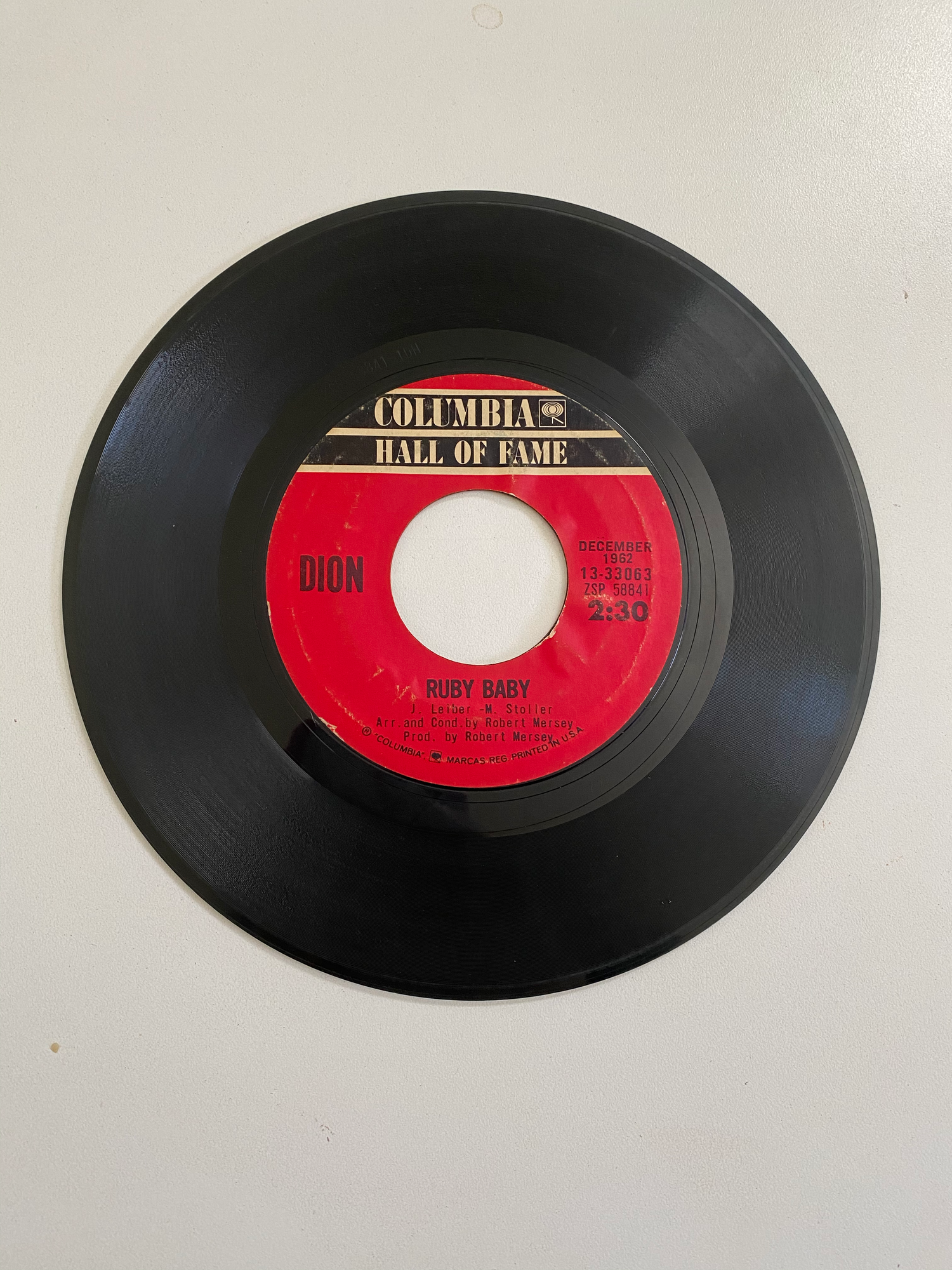 Dion - Ruby Baby | 45 The Vintedge Co.