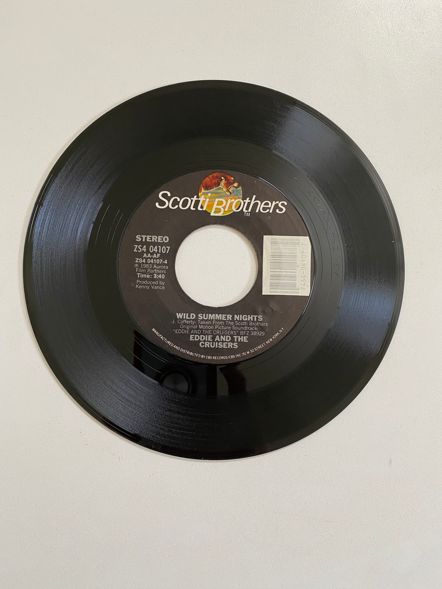 Eddie and the Cruisers - On The Dark Side | 45 The Vintedge Co.