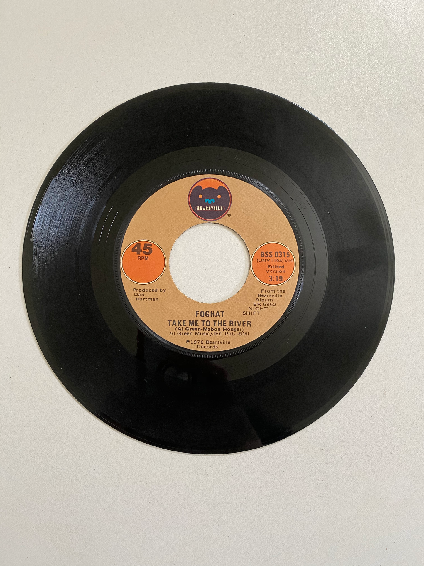 Foghat - Take Me To The River | 45 The Vintedge Co.