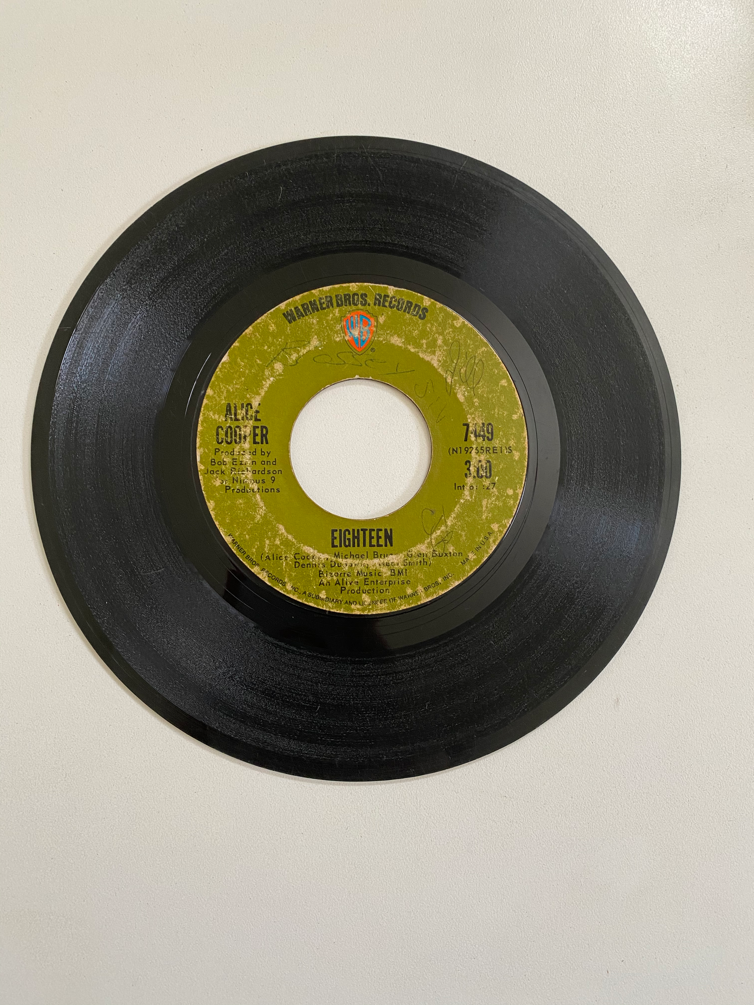 Alice Cooper - Eighteen | 45 The Vintedge Co.