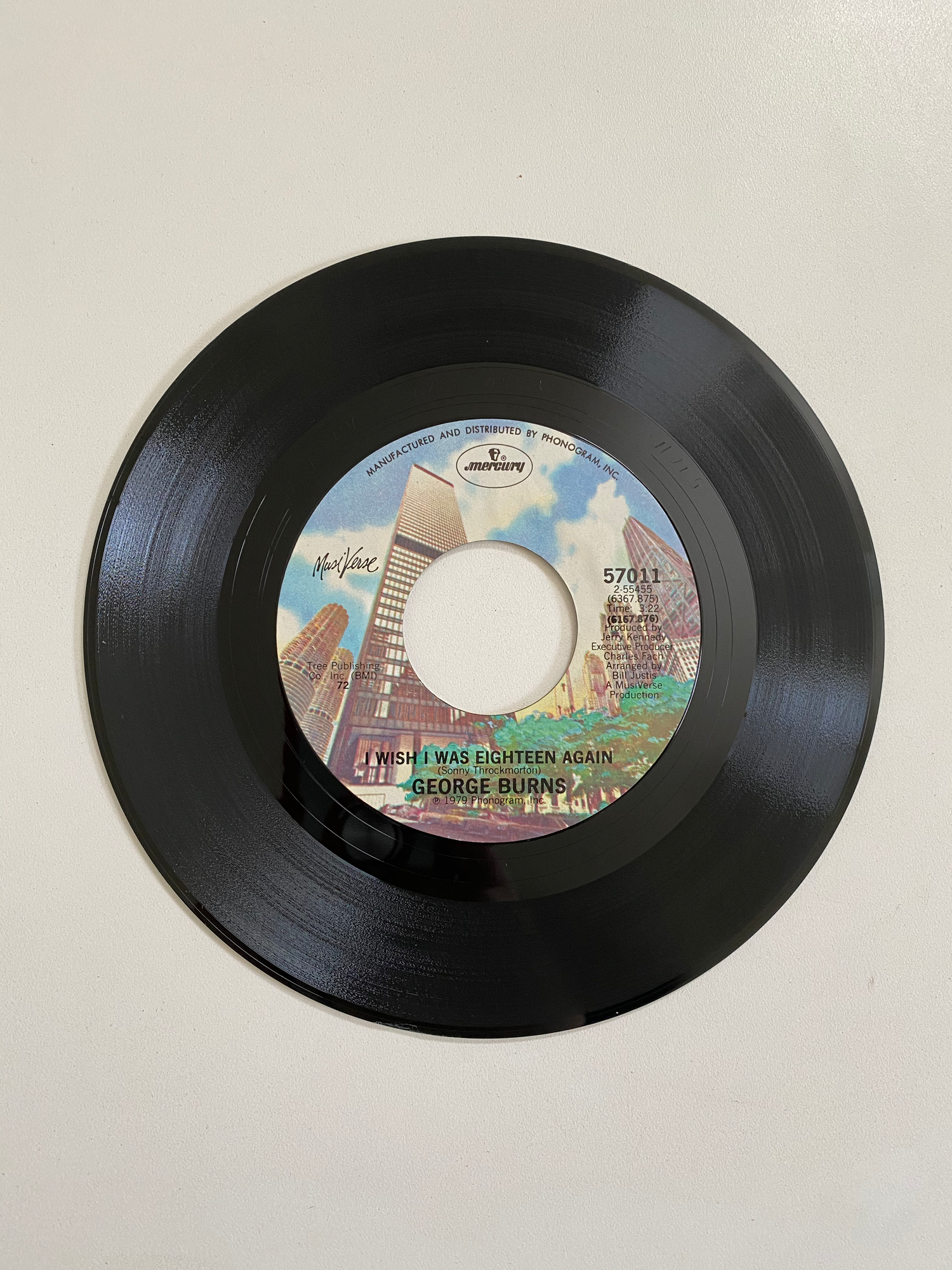 George Burns - I Wish I Was Eighteen Again | 45 The Vintedge Co.