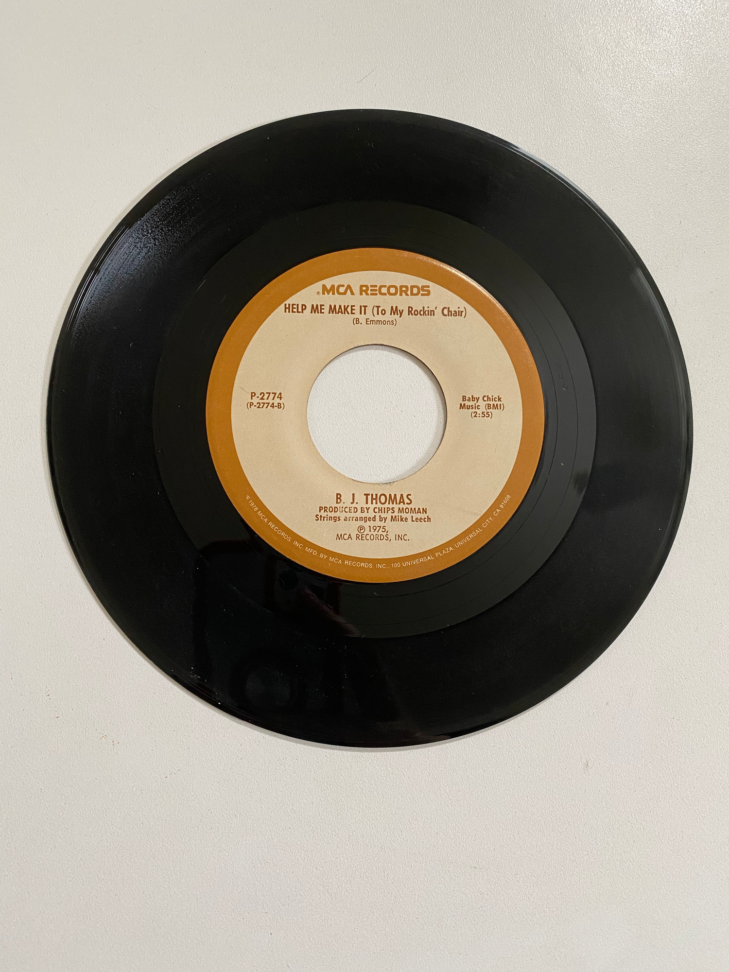 B.J. Thomas - (Hey Won't You Play) Another Somebody Done Somebody Wrong Song | 45 The Vintedge Co.