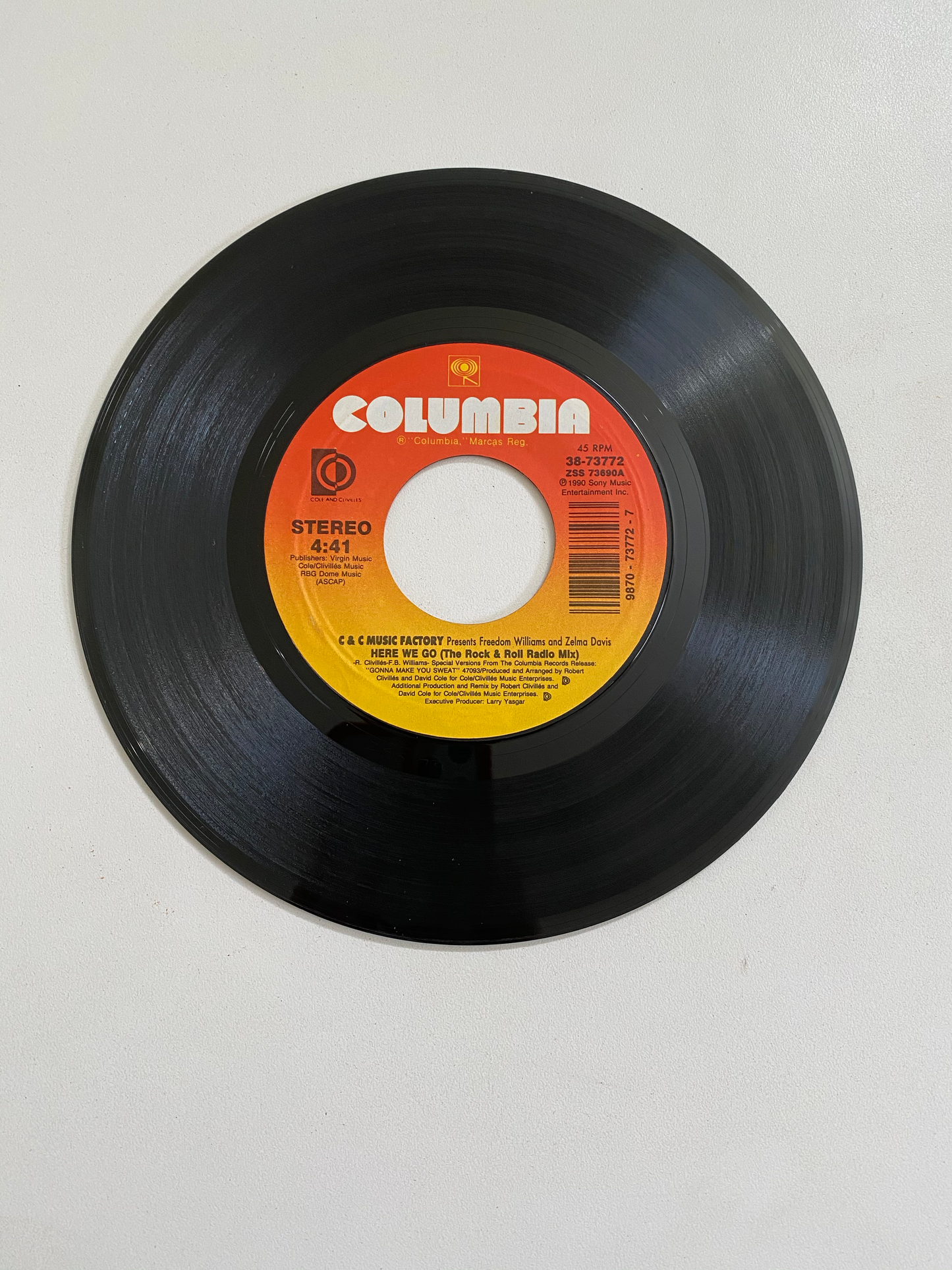 C & C Music Factory - Here We Go (The Rock & Roll Radio Mix) | 45 The Vintedge Co.