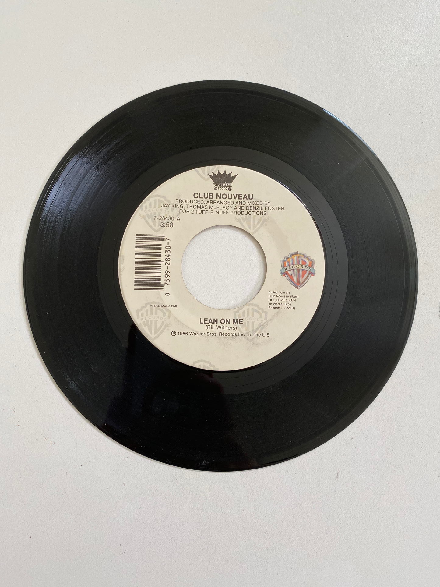 Club Nouveau - Lean on Me | 45 The Vintedge Co.