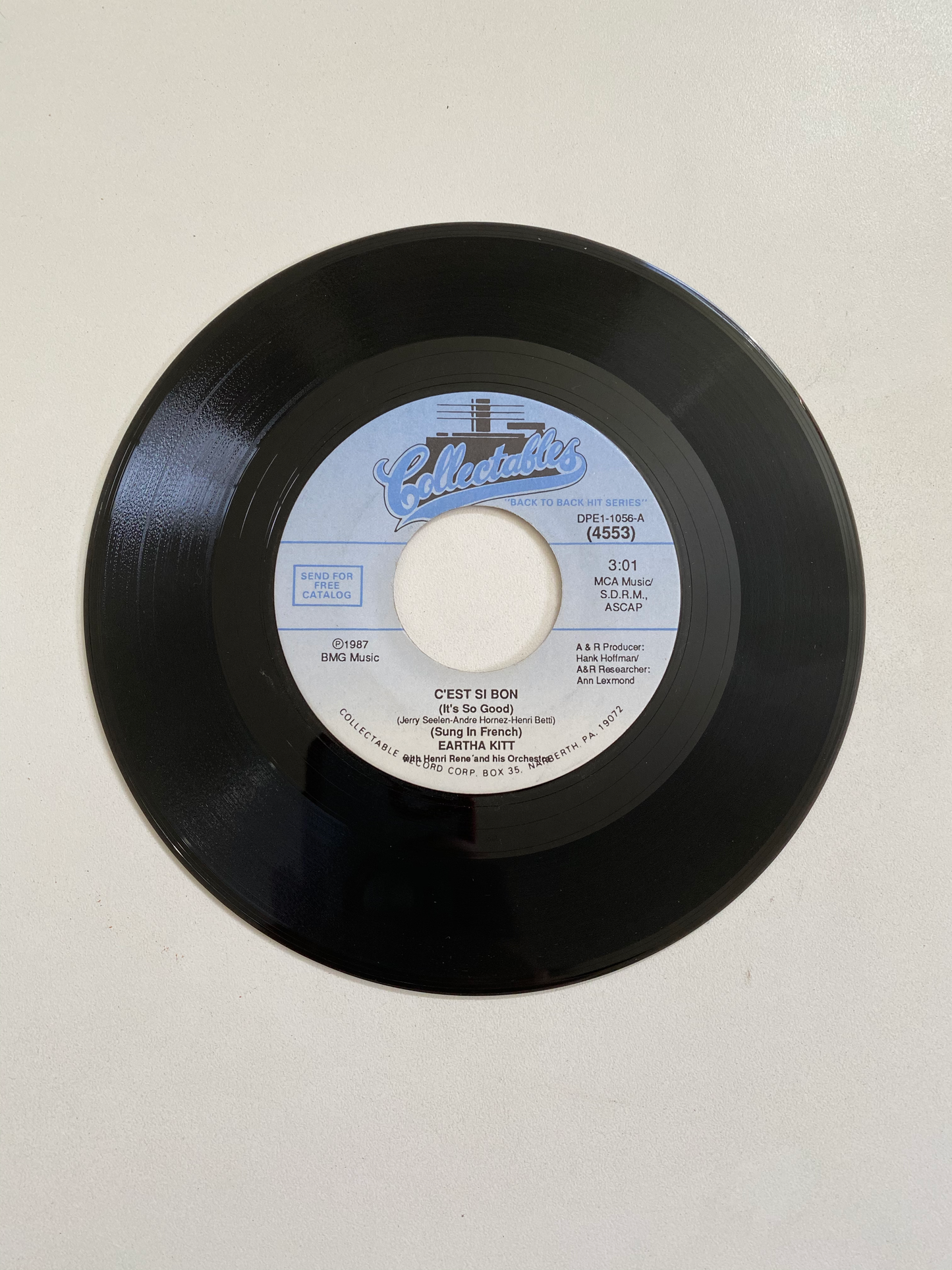 Eartha Kitt - C'est Si Bon (It's So Good) | 45 The Vintedge Co.