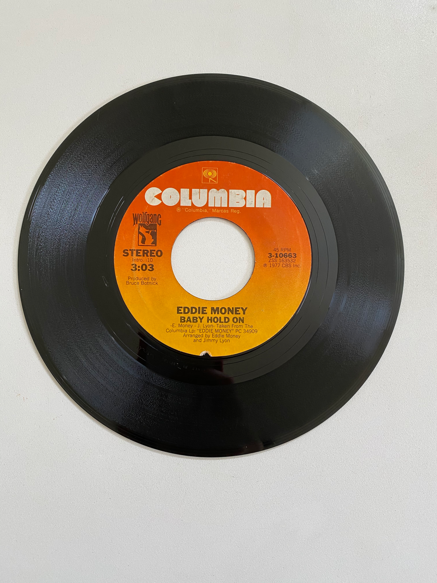 Eddie Money - Save a Little Room in Your Heart for Me | 45 The Vintedge Co.