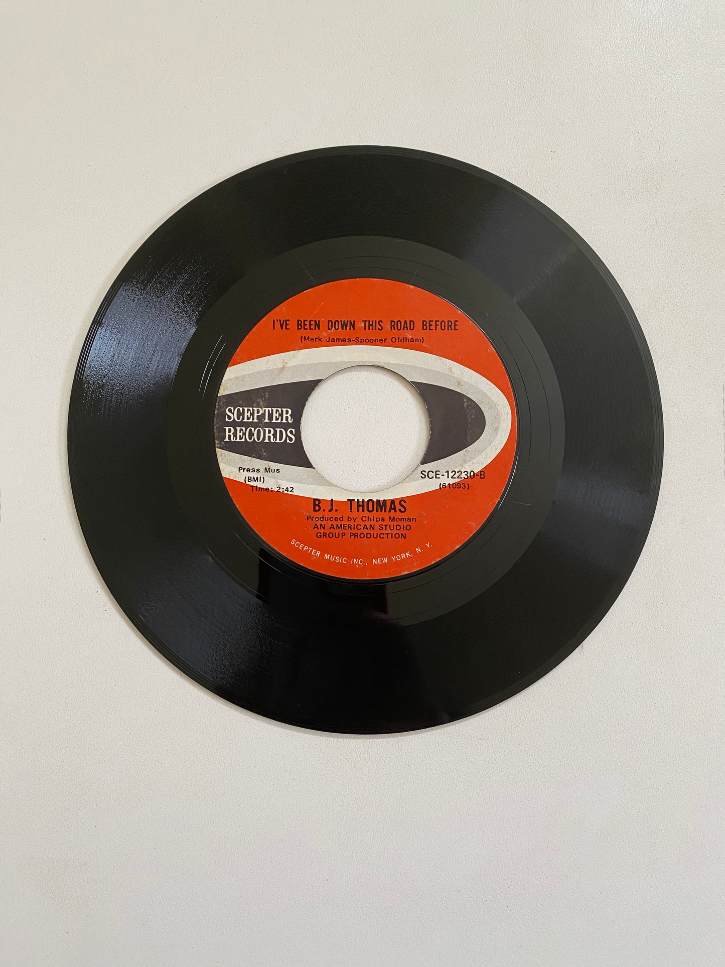 B.J. Thomas - Hooked On A Feeling | 45 The Vintedge Co.