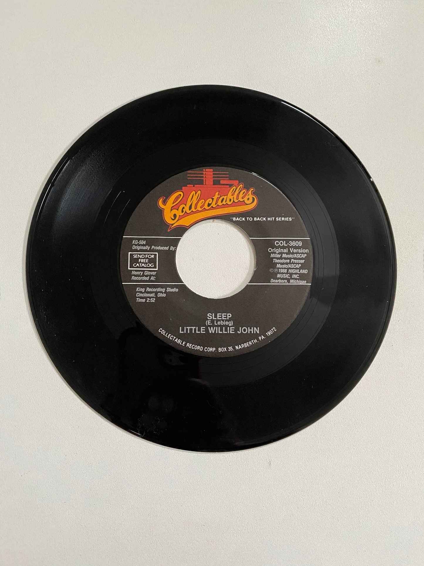 Little Willie John - Fever | 45 The Vintedge Co.