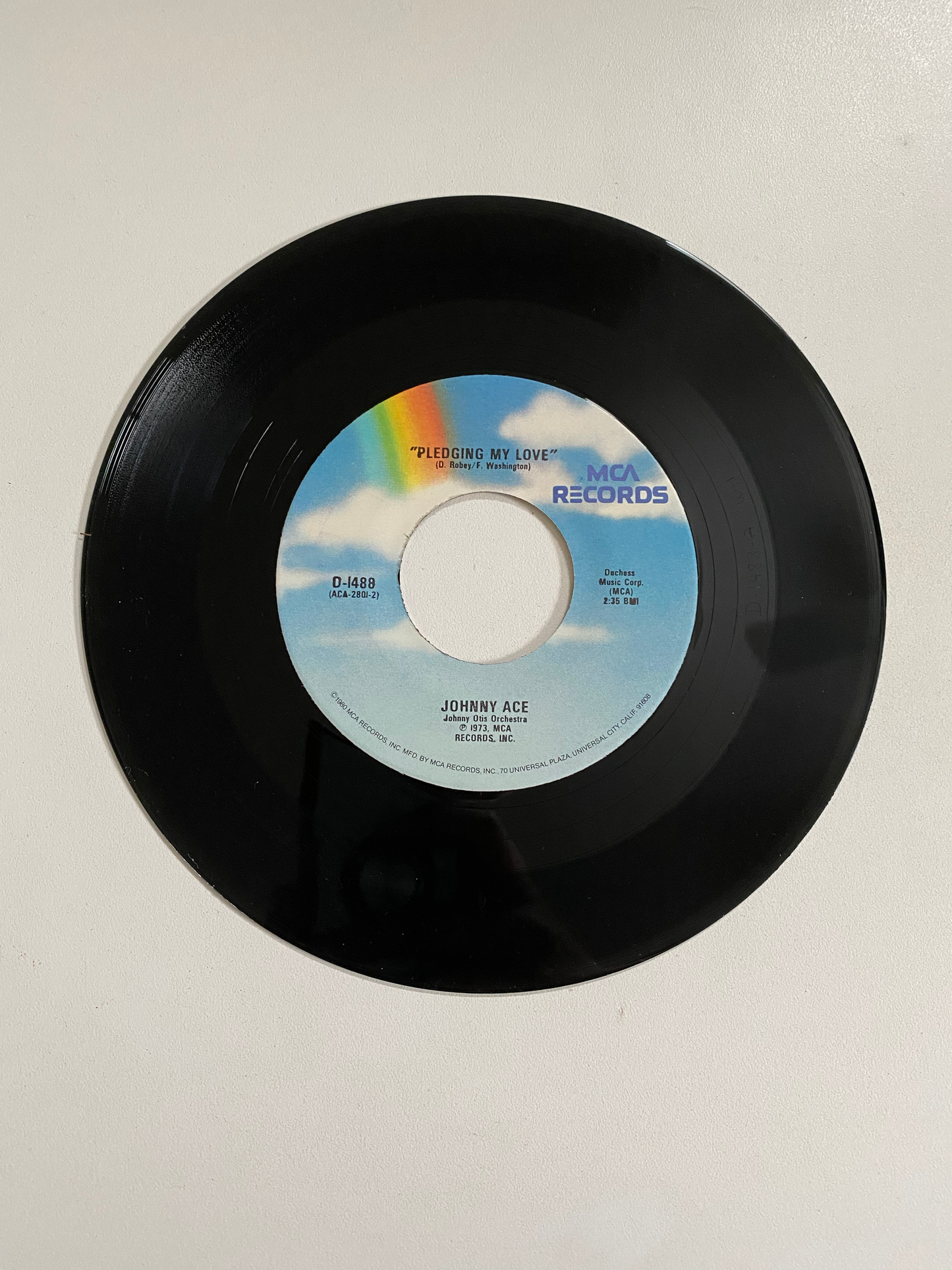 Johnny Ace - Anymore | 45 The Vintedge Co.