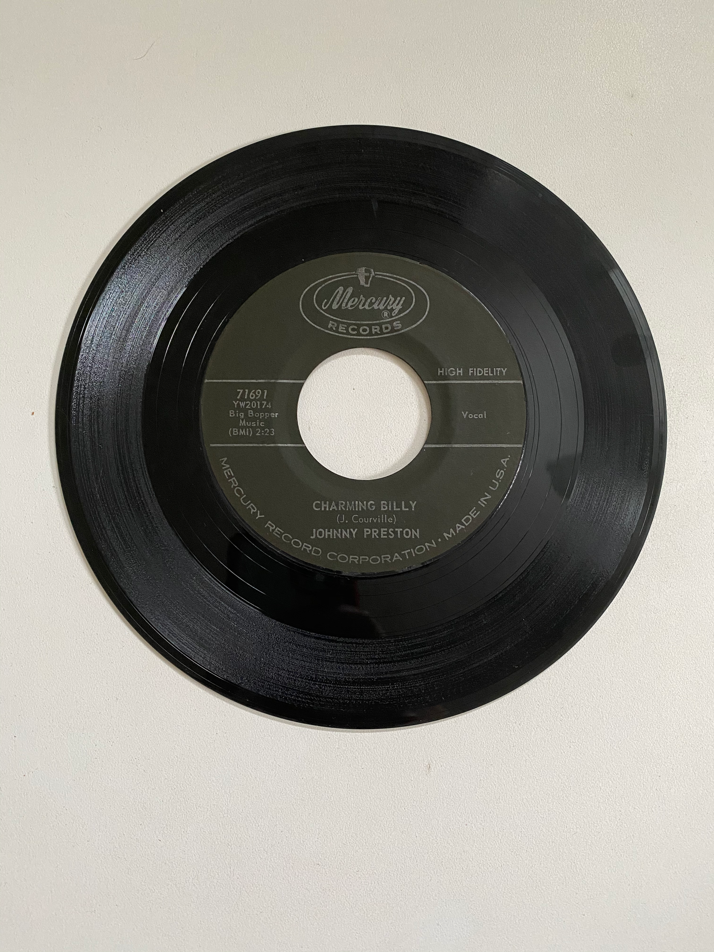 Johnny Preston - Up In The Air | 45 The Vintedge Co.