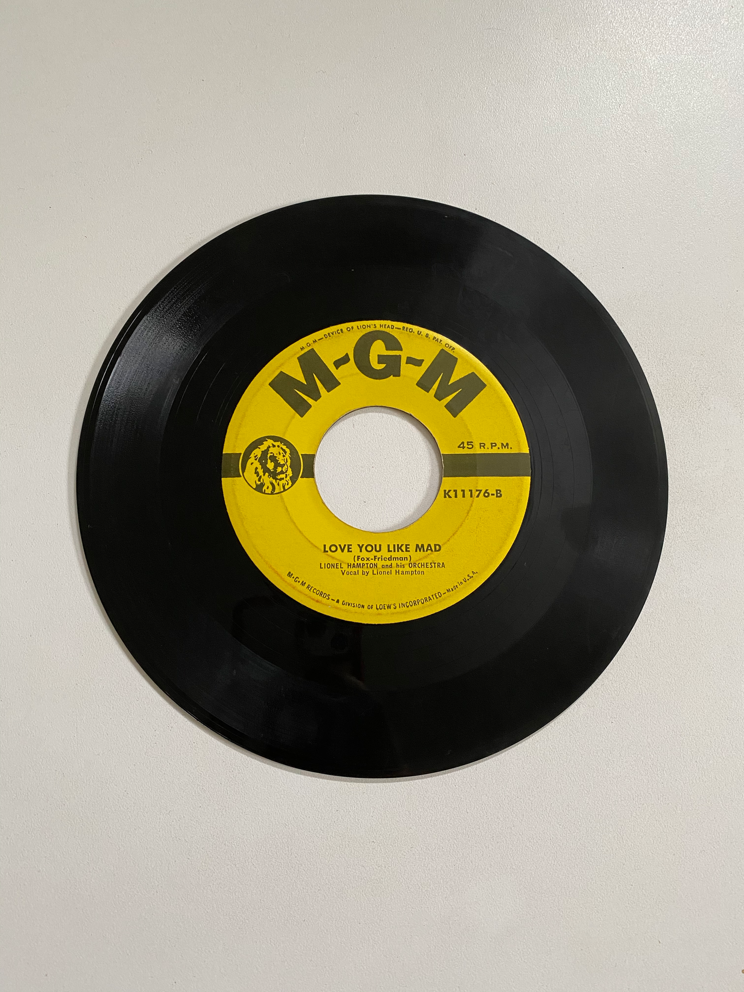 Lionel Hampton and his Orchestra - Oh, Rock | 45 The Vintedge Co.