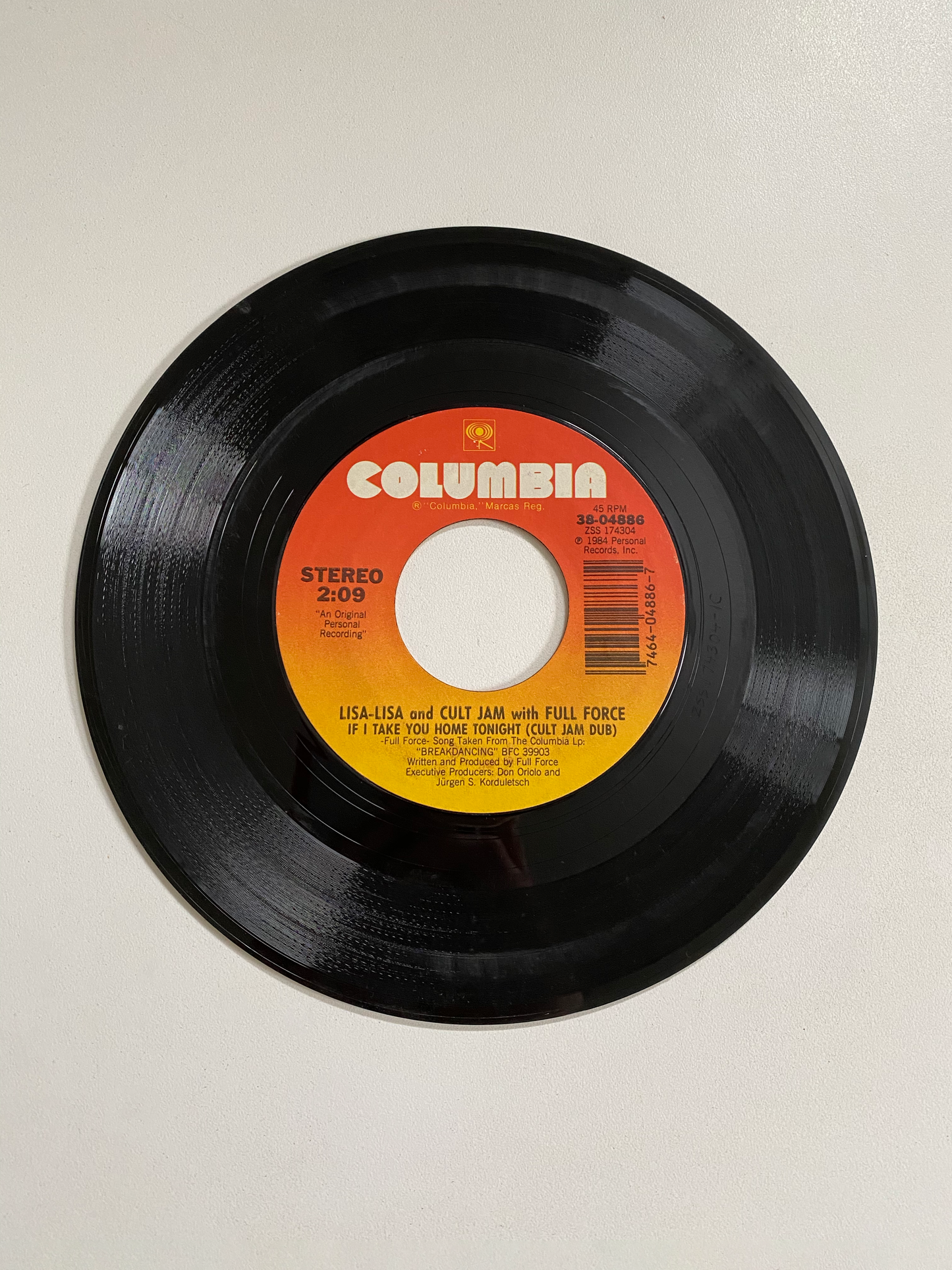 Lisa Lisa and Cult Jam With Full Force - I Wonder If I Take You Home | 45 The Vintedge Co.