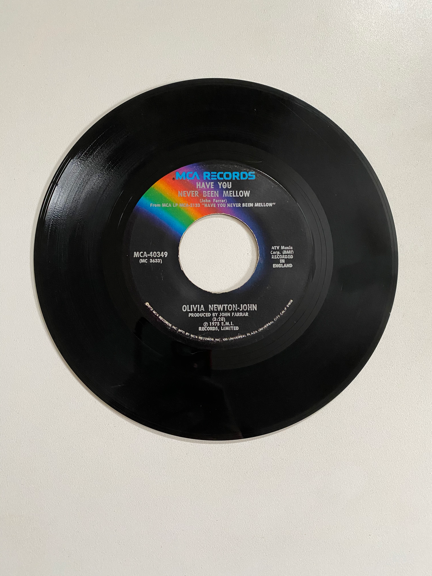 Olivia Newton-John - Have You Never Been Mellow | 45 The Vintedge Co.