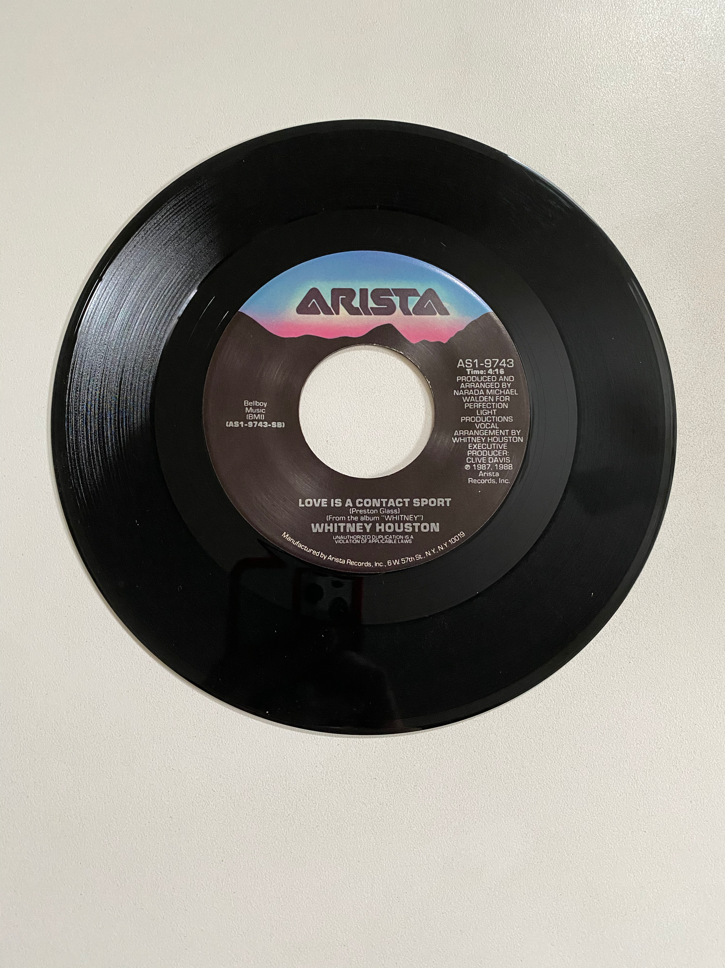 Whitney Houston - One Moment In Time | 45 The Vintedge Co.