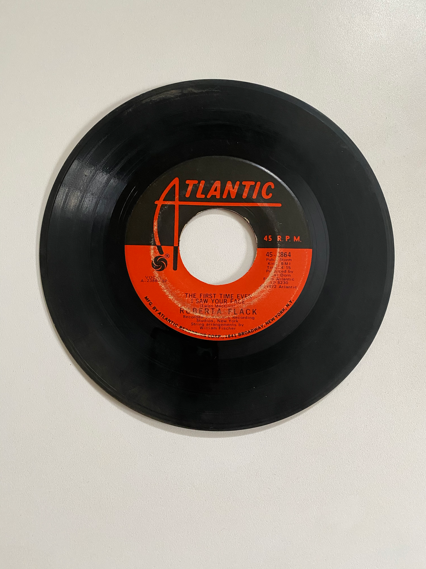 Roberta Flack - The First Time Ever I Saw Your Face | 45 The Vintedge Co.