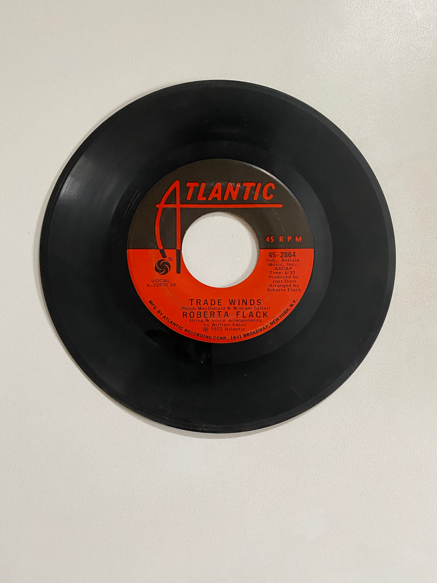 Roberta Flack - The First Time Ever I Saw Your Face | 45 The Vintedge Co.
