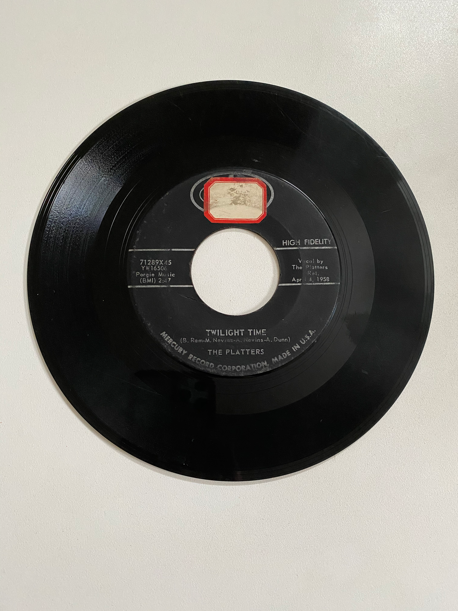Platters, The - Twilight Time | 45 The Vintedge Co.