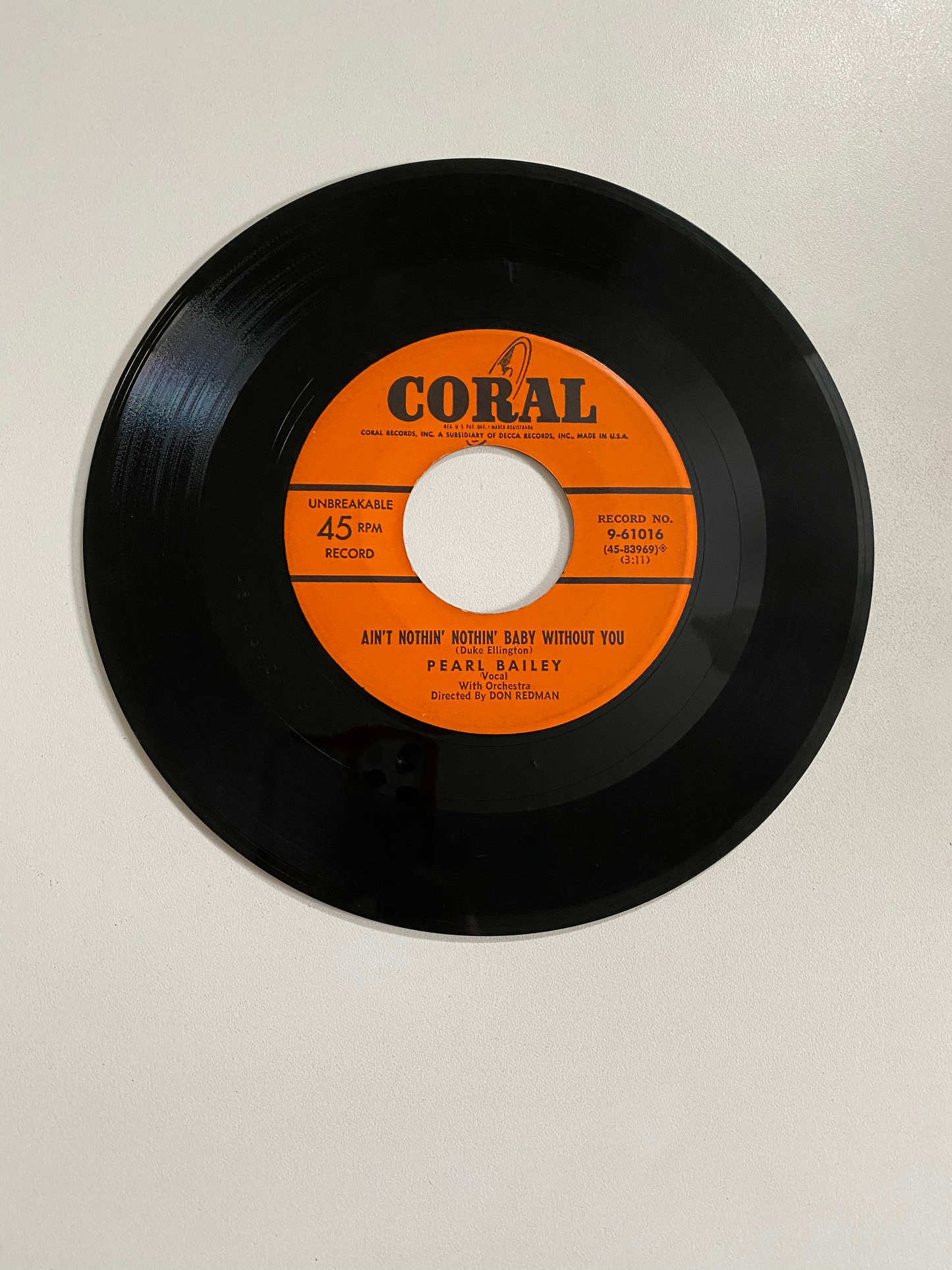 Pearl Bailey - Ain't Nothin' Nothin' Baby Without You | 45 The Vintedge Co.