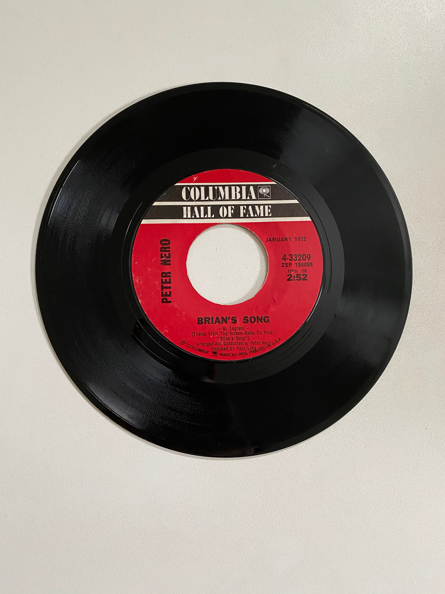 Peter Nero - Brian's Song | 45 The Vintedge Co.