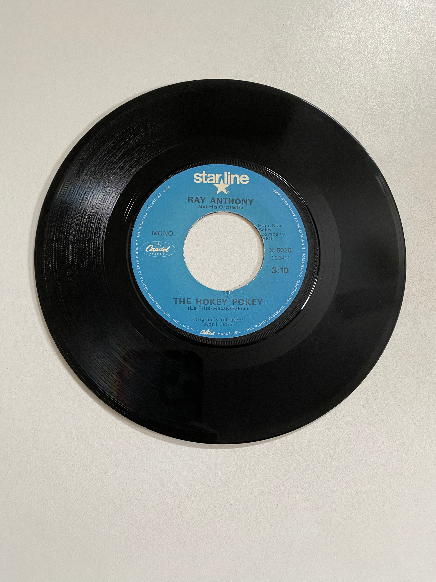 Ray Anthony and his Orchestra - The Bunny Hop | 45 The Vintedge Co.