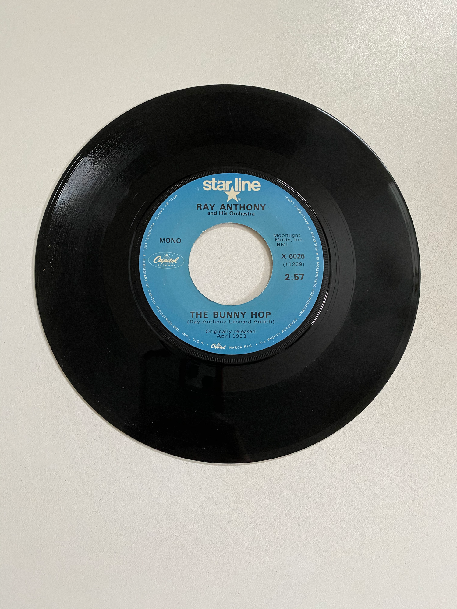 Ray Anthony and his Orchestra - The Bunny Hop | 45 The Vintedge Co.